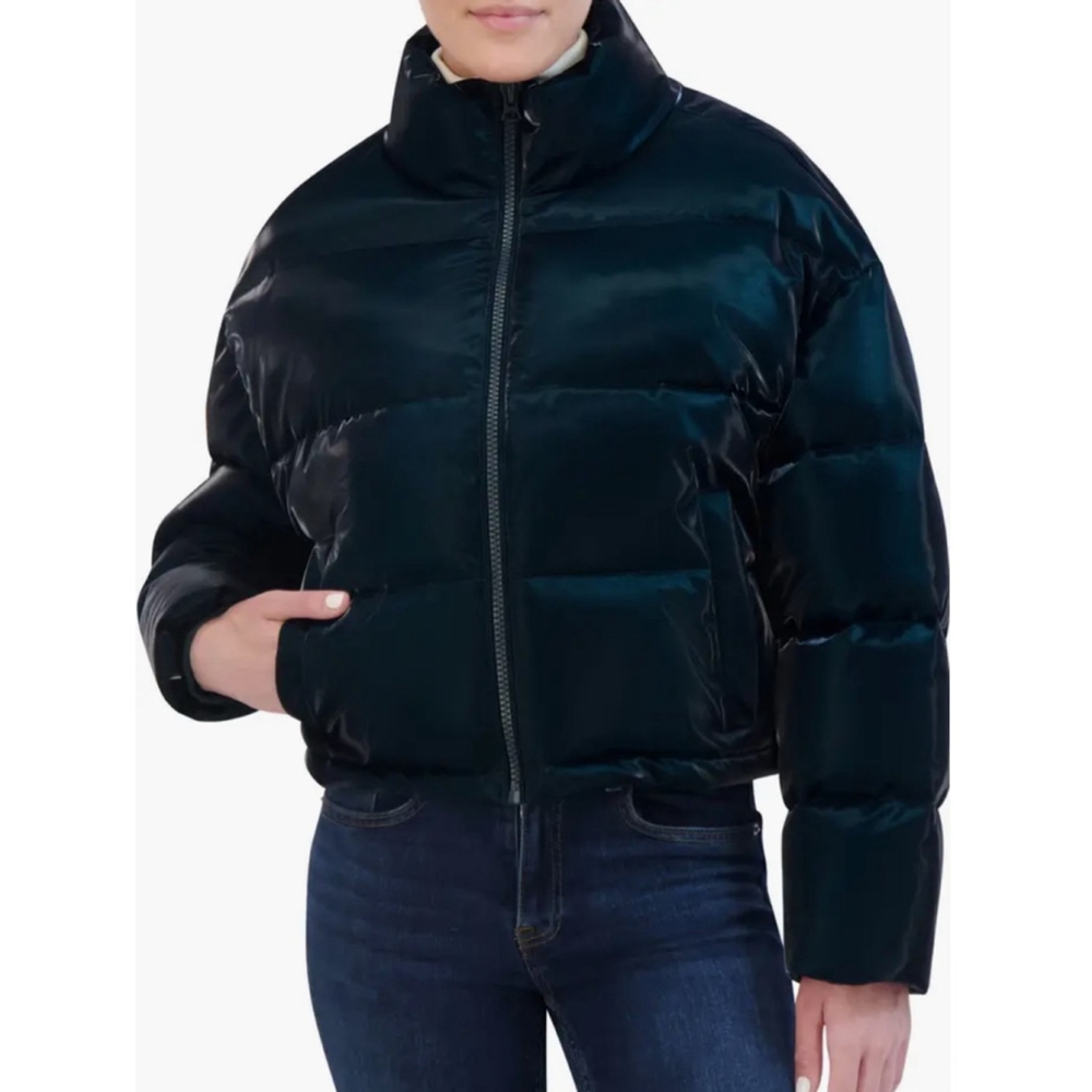 Hudson Jeans Liquid Core Water‎ Repellent Quilted Jacket Size Large